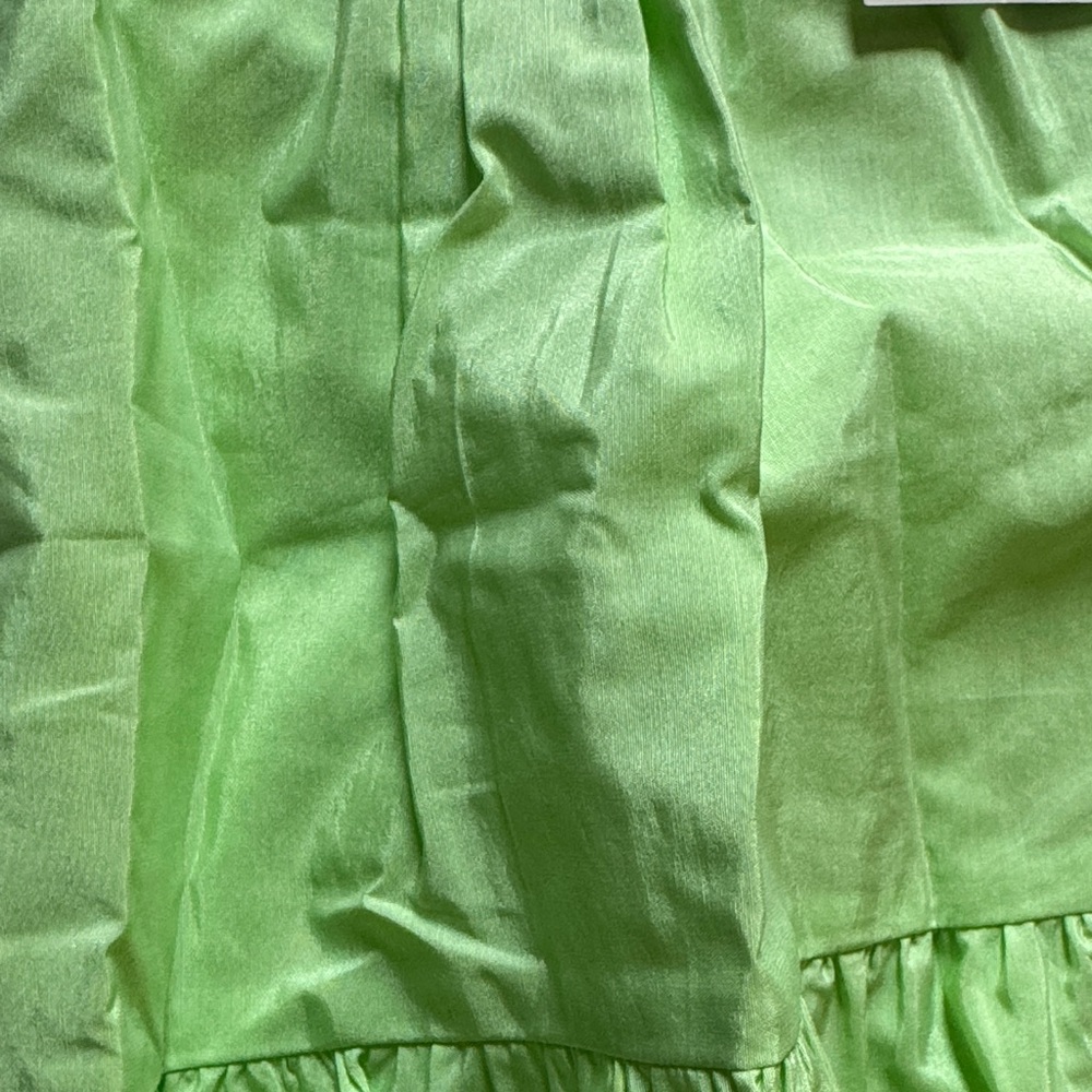 Target Women’s Neon Lime Tiered Sundress Dress with Open Back Detail - Picture 4 of 5